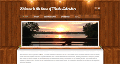 Desktop Screenshot of mochalabradors.com